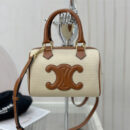 Celine*Celin系列波士顿手袋113773米色免检版