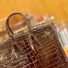 爱马仕 Birkin 30cm 咖啡色 金扣 一级皮 尼罗鳄鱼皮 臻品级别