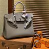 b6f7bf06d989ff7.jpg 爱马仕 Birkin铂金包 大象灰 德国进口小牛皮 顶级品质全手工缝制 银扣 30cm
