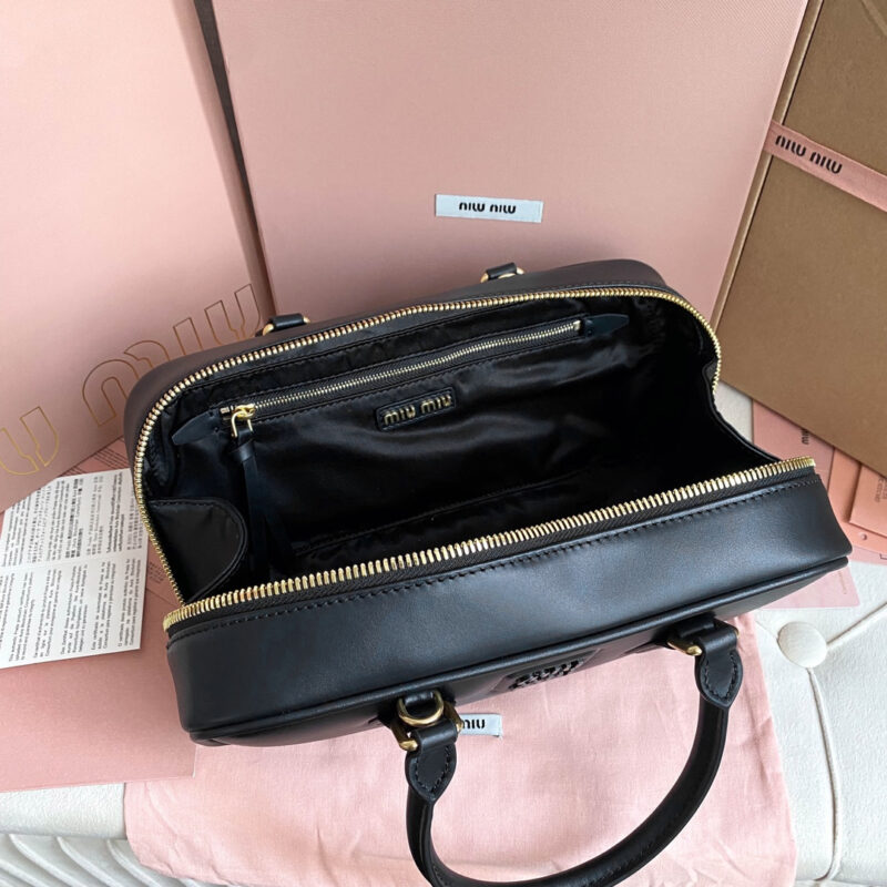 miumiu缪缪*5BB148保龄球包袋黑色免检版 - Image 8