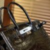 b74ee3ef9a51d6a.jpg 爱马仕 Birkin 经典黑 一级尼罗鳄鱼皮 顶级工艺全手工制作 30cm