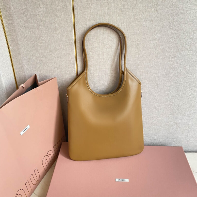 miumiu缪缪*IVY系列5BG231限定款Tote包焦糖色免检版 - Image 8
