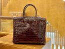 爱马仕 Birkin 30cm 深啡色 金扣 一级皮 尼罗鳄鱼皮 臻品级别