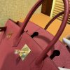 爱马仕 Birkin 30cm ( 铂金包) Togo小牛皮 石榴红 原版蜜蜡线 全手工缝制