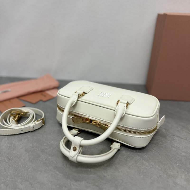 miumiu*Arcadie系列5BB142保龄球白色免检版 - Image 4