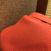 爱马仕 Lindy琳迪包 火焰橙 德国进口togo牛皮 全手工缝制 银扣 30cm