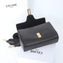 Celine*Soft16系列单肩包196853黑色免检版