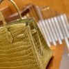 爱马仕 Birkin 30cm 芥末绿 金扣 一级皮 尼罗鳄鱼皮 臻品级别
