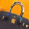 爱马仕 Birkin 30cm 午夜蓝 Epsom掌纹小牛皮 金扣 原版蜜蜡线 顶级手缝