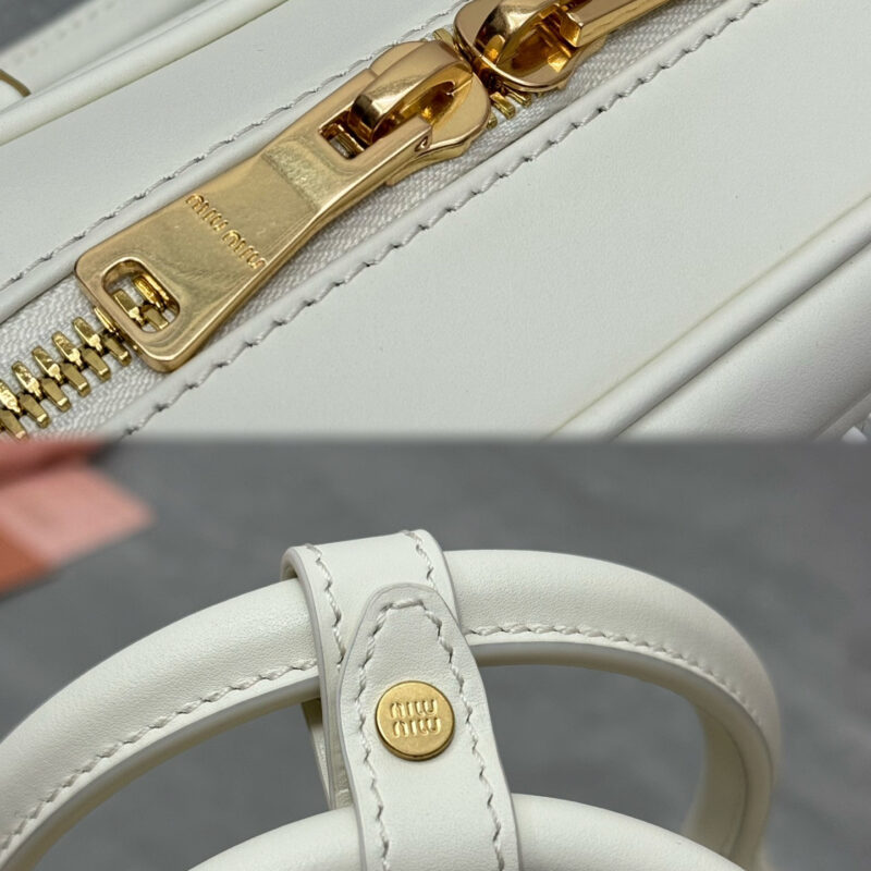 miumiu*Arcadie系列5BB142保龄球白色免检版 - Image 7