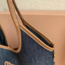 miumiu缪缪*IVY系列5BG231限定款Tote包牛仔布免检版