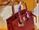 爱马仕 Birkin 30cm 石榴红 银扣 德国进口togo 牛皮 全手工缝制