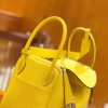 爱马仕 Lindy 26cm 那不勒斯黄 Togo牛皮 银扣 原版蜜蜡线 顶级手缝