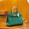 爱马仕 Birkin 30cm 丝绒绿 Togo小牛皮 金扣 原版蜜蜡线 顶级手工缝制