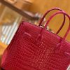 爱马仕 Birkin 30 极致粉 金扣 湾鳄 一级皮 全手工缝制