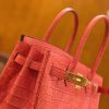 爱马仕 Birkin 铂金包 尼罗鳄鱼皮 唇膏粉 30cm