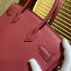 爱马仕 Birkin 30cm ( 铂金包) Togo小牛皮 石榴红 原版蜜蜡线 全手工缝制