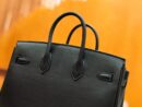 爱马仕 Birkin 25cm swift 牛皮 经典黑 金扣 全手工缝制