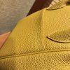 爱马仕 Lindy琳迪包 琥珀黄 德国进口togo牛皮 全手工缝制 银扣 30cm