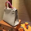 爱马仕 Kelly凯莉包 togo小牛皮 斑鸠灰 进口原料 原版蜜蜡线 金扣 28cm