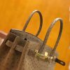 c389a57418f94a7.jpg 爱马仕 新增现货 Birkin 30cm 大象灰 南非KK级鸵鸟皮 金扣 原版蜜蜡线 顶级手工缝制