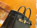 爱马仕 Birkin 25cm 石墨灰 一级尼罗鳄鱼皮 金扣 原版蜜蜡线 顶级手缝