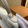 爱马仕 Kelly 凯莉包 奶昔白 德国进口 Epsom 掌纹牛皮 全手缝蜡线 金扣 28cm