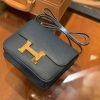 爱马仕 Constance空姐包 新色 松柏绿 顶级全手工缝制 金扣 18cm