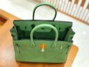 爱马仕 Birkin 30cm 牛油果绿 Togo小牛皮 金扣 原版蜜蜡线 顶级手工缝制
