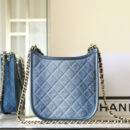 Chanel 24S系列AS4532水洗丹宁Hobo包大号免检版