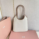 miumiu缪缪*IVY系列5BG231限定款Tote包帆布免检版