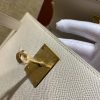 爱马仕 Kelly 凯莉包 奶昔白 德国进口 Epsom 掌纹牛皮 全手缝蜡线 金扣 28cm