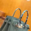 爱马仕 Birkin 30cm 天青色 进口togo小牛皮 蜡线 全手工缝制