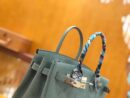 爱马仕 Birkin 30cm 天青色 进口togo小牛皮 蜡线 全手工缝制