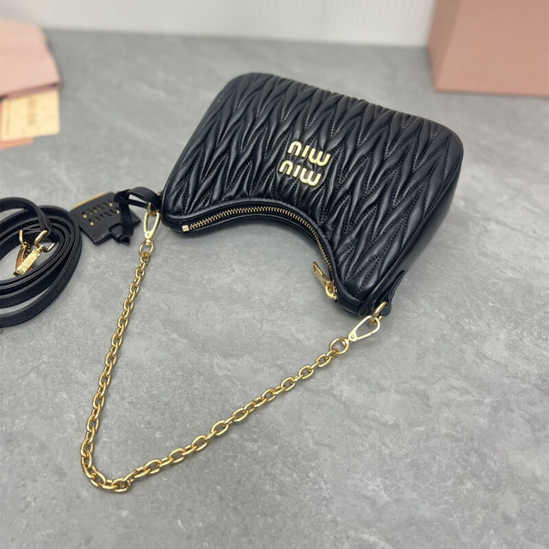 miumiu缪缪*5BH211单肩包黑色免检版 - Image 5