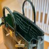 c8e23870bb30b7f.jpg 爱马仕 Birkin 30cm 祖母绿 金扣 一级皮湾鳄鱼皮 臻品级别
