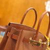 爱马仕 Birkin Touch 蜜糖棕 金棕 鳄鱼皮拼牛皮 全手工缝制 30cm