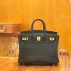 爱马仕 Birkin 25cm 石墨灰 一级尼罗鳄鱼皮 金扣 原版蜜蜡线 顶级手缝