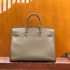 爱马仕 Birkin 铂金包 斑鸠灰 小牛皮 银扣 40cm 男士首选