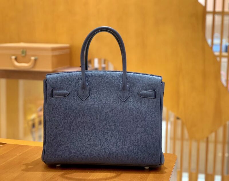 爱马仕 Birkin 30cm 中队长 银扣 德国进口togo 牛皮 全手工缝制 - Image 5