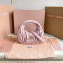 miumiu缪缪*5BP078Mini单肩包粉色免检版