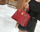 爱马仕 新增现货 birkin 铂金包 法拉利红 一级鳄鱼皮 30cm