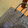 ca7e5fc9abde308.jpg 爱马仕 Birkin铂金包 锡器灰 一级皮 美洲鳄鱼 进口原料 顶级手缝工艺 25cm