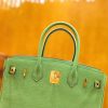 爱马仕 Birkin 30cm 牛油果绿 Togo小牛皮 金扣 原版蜜蜡线 顶级手工缝制