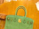 爱马仕 Birkin 30cm 牛油果绿 Togo小牛皮 金扣 原版蜜蜡线 顶级手工缝制