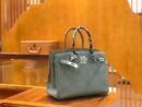 爱马仕 Birkin 30cm 天青色 进口togo小牛皮 蜡线 全手工缝制