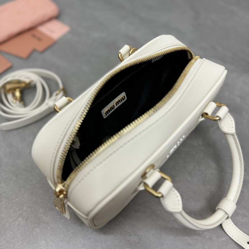 miumiu*Arcadie系列5BB142保龄球白色免检版 - Image 8