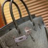爱马仕 Birkin 30cm 松柏绿 南非进口鸵鸟皮 顶级手缝工艺 金扣