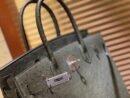 爱马仕 Birkin 30cm 松柏绿 南非进口鸵鸟皮 顶级手缝工艺 金扣