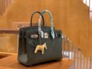 爱马仕 Birkin 30 鸵鸟皮 锡器灰 全手工缝制
